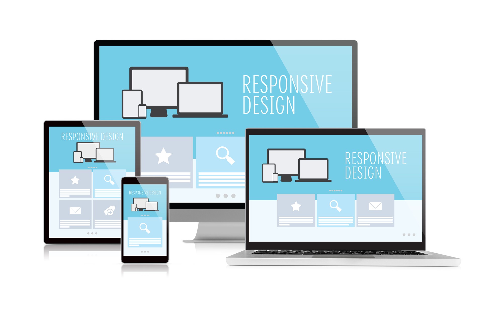 Responsive design on devices